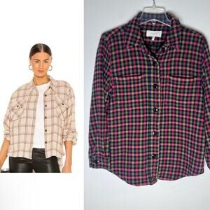 The Great. Voyager Plaid Shirt Shacket Sz 2 M